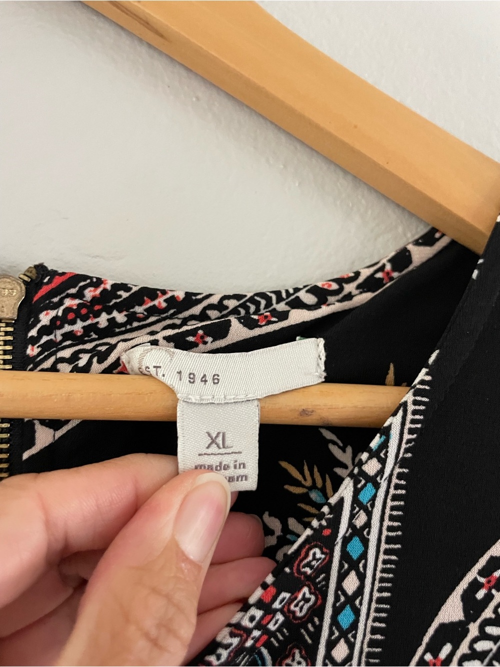 Cato Multicolor Paisley Patchwork Pattern Mini Dress - Picture 5 of 6